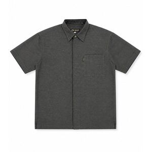 Goldwin Japan XL Gray Chambray Button Up Shirt Short Sleeve Minimalist